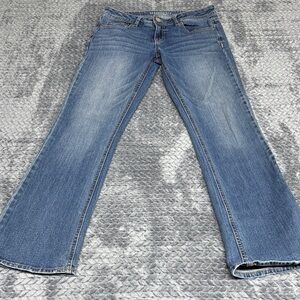 Aeropostale Blue Women's Bootcut Jeans - Classic Denim Size 4 Short